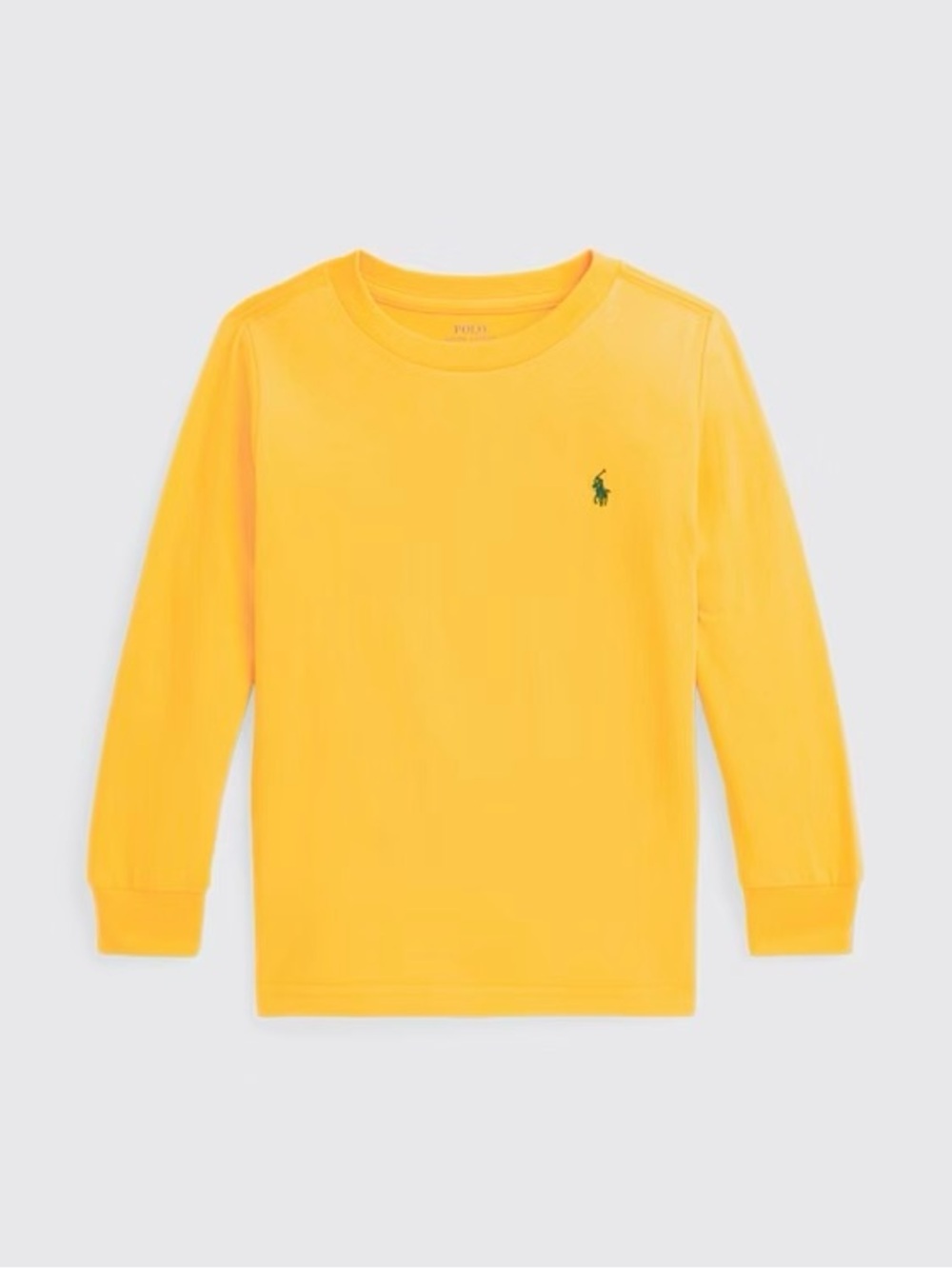 Ralph Lauren Long-Sleeve Crewneck Kids Tee (2T)